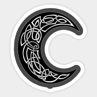 Celtic Moon Knot Sticker